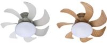 大風量のサーキュレーター付き照明、ドウシシャ