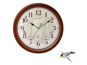 野鳥の会と開発した時計　リアルな鳥の声で時間知らせる