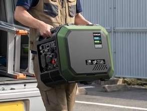 高出力なのに持ち運びやすい発電機、イーノウ