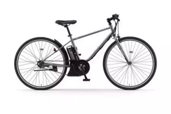 ヤマハ、電動アシスト自転車で人気のクロスバイクに新モデル　実用性も向上