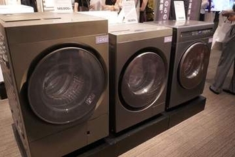 ニトリのドラム洗濯機は奥行き53cmで置きやすい　79900円