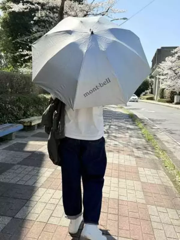 モンベルの日傘、納得の性能で夏を乗り越えられそう