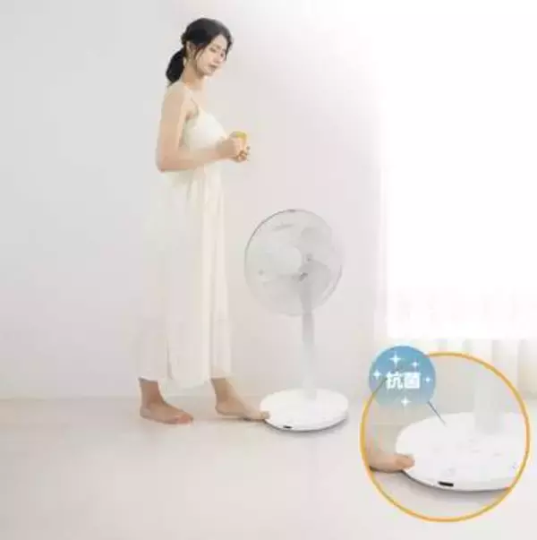 エディオン、足でボタン押しやすい扇風機