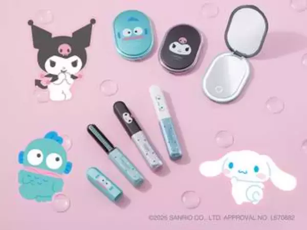 クロミとシナモン、ハンギョドンが前髪アイロン&ミラーに