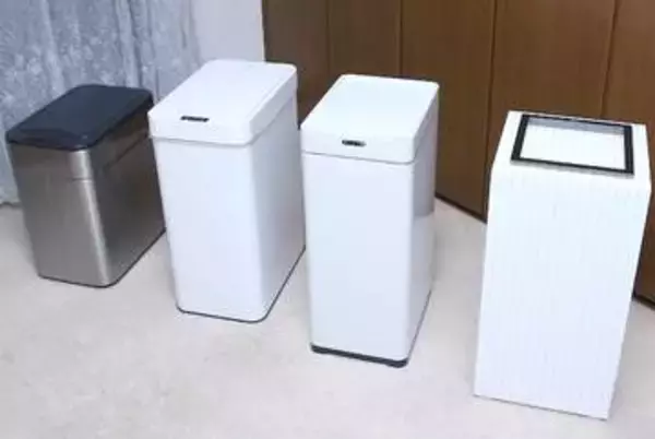 自動開閉が便利なスマートゴミ箱どれを買う? 4機種を比べてみました