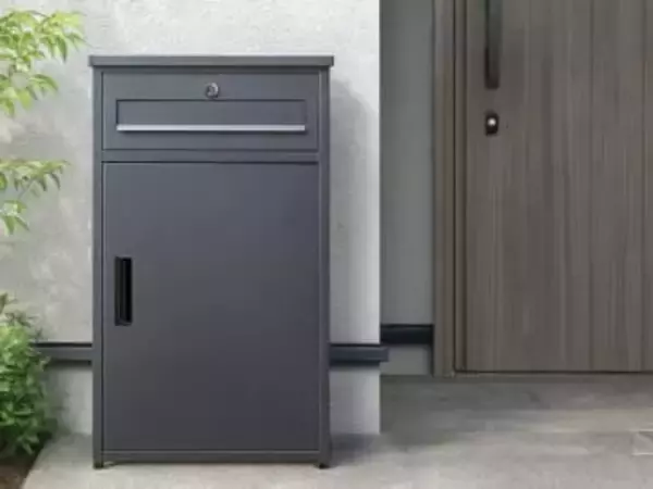 コンパクトなポスト一体型宅配ボックス、タンスのゲン