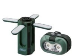 コールマン、テント天井に付けても立たずに操作できるライト