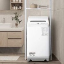 シャープ、高さ抑えてスッキリ置けるタテ型洗濯機