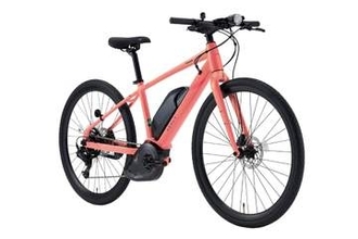 パナソニックの新しいクロスバイクe-bike　油圧式ディスクブレーキ