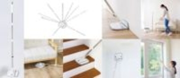 常にきれいな水で掃除できるバケツ付きモップ