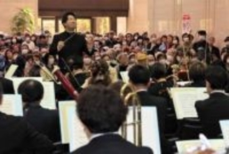 仙台フィル、響き渡る名曲　本年度初の県庁ロビーコンサート