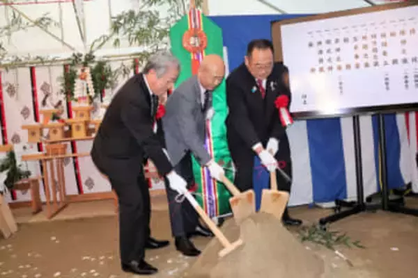 日本語学校第2期学生寮建設へ　宮城・大崎で安全祈願祭