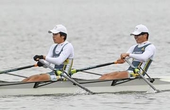 高校男子ダブルスカルは佐沼A制す＜河北レガッタ＞