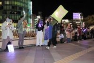 仙台駅西口で平和憲法維持を求めてデモ「戦争反対を訴えたい」　米とイランの停戦合意受け