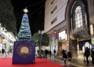12月19～25日は「番町」でクリスマスビレッジ　仙台・一番町四丁目商店街で、ツリーの光を眺めグルメやドリンクを