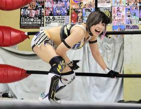 「みちのくプロレス」初の女性レスラー誕生！　岩手・宮古出身MIRAIさん「魂込める」　震災後の観戦で志す
