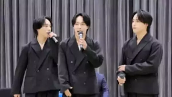 「佐藤三兄弟」が華麗な新体操パフォーマンス披露　宮城・白石で市観光大使就任式