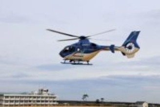 「空飛ぶクルマ」をヘリで疑似体験　仙台の沿岸部を遊覧「誕生日に乗れてうれしい」