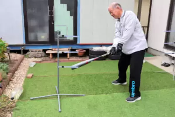 「芯で捉える」を当たり前に　宮城・富谷の元金物加工会社社長・中鉢さんが野球の打撃練習器具開発　