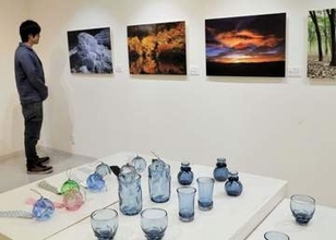 日本の美、涼しさ感じて　宮城県柴田町の「無可有の郷」で15日までアート展