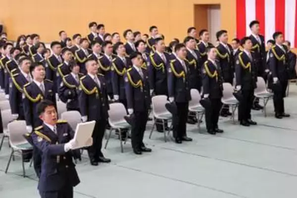 宮城県警察学校入校式　133人が決意新た