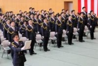宮城県警察学校入校式　133人が決意新た