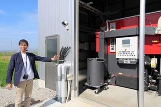 燃料高騰にあえぐ銭湯を救うか　青森・弘前の企業が木質チップボイラーの導入を推進