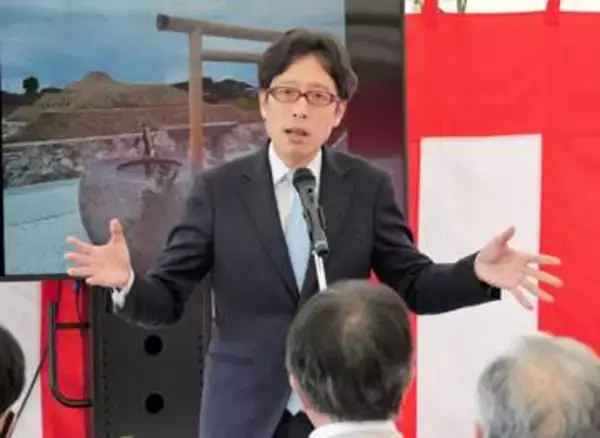 長さ16メートル東北初の「古墳墓」宮城・大崎に完成　社長は作家の竹田恒泰さん　3000人の埋葬可能