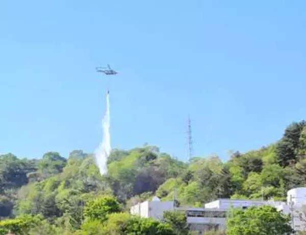 岩手・大槌でまた山林火災　現場の町中心部は一時騒然、6日午後7時時点で火は弱まっている