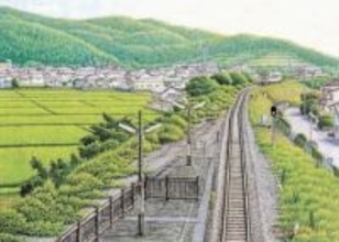東北のローカル線沿線風景、味わい感じて　画家・松本忠さん作品展　仙台で1月29日から