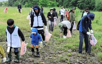 古里の流れ、いつまでもきれいに　仙台・七北田川クリーン運動　泉区の3会場で900人参加