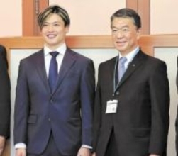 競輪G1制覇を報告　阿部選手、宮城県勢42年ぶり