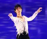 「羽生結弦さん「被災地を応援し続けたい」　宮城・利府で震災15年アイスショー」の画像1