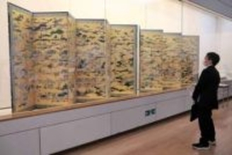 国宝びょうぶ、輝き再び　山形・米沢の上杉博物館で18日から一般公開