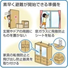 ＜北海道・三陸沖 後発地震注意情報 発表＞備えのヒント、イラストで考えよう　「チェックリスト」や「みんなの避難ルール」もあります