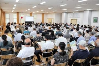 市立病院再編の説明会に想定の2倍の住民が参加　宮城・栗原市