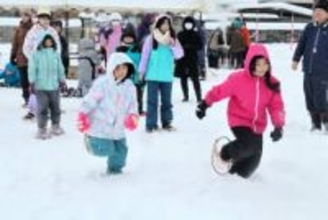 寒くても元気いっぱい　宮城・加美で雪上運動会　＜スケッチみやぎ＞
