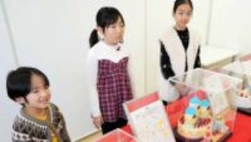 にじいろ、お城、水泳…　子ども描く夢のケーキ本物に　仙台・藤崎で表彰式