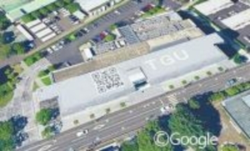 東北学院大の屋上になぜ? 巨大QRコード＜みちのく＞