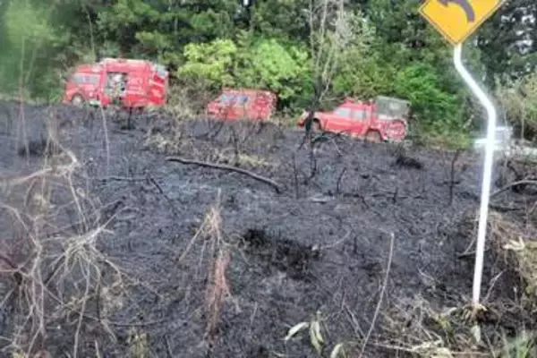 福島・喜多方の山林火災は鎮火　市対策本部などが確認　