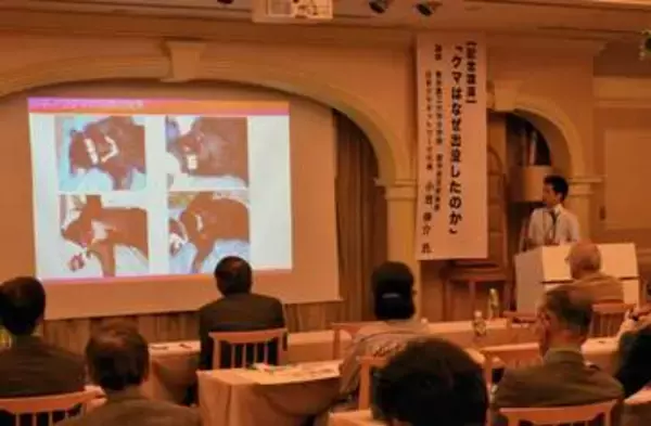 クマ市街地出没の背景探る　東京農工大・小池氏が仙台で講演