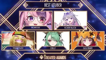 ホロライブVTuberの古石ビジューとジジ・ムリン、米国配信者アワードにノミネート