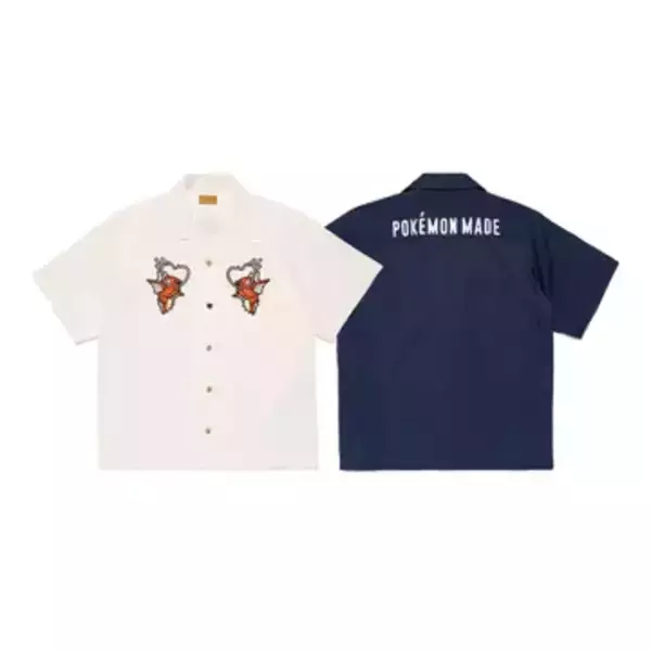 ポケモン×HUMAN MADEコラボ第2弾発売　コイキングのアロハシャツなど全15型