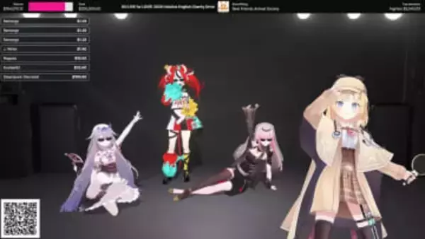 ホロライブEN、寄付金3700万円を集める　配信活動引退のワトソン・アメリアからサプライズも