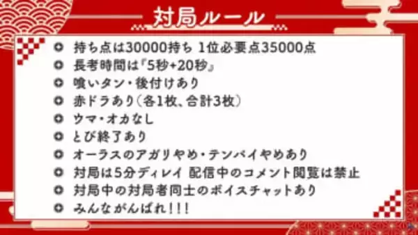 「にじさんじ麻雀杯2026」詳細発表　国内外から100人のVTuberが集結