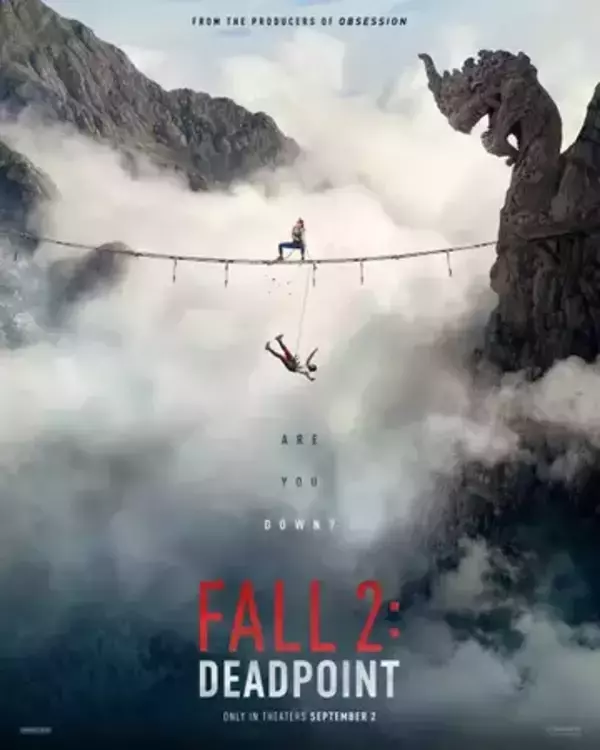 映画『FALL／フォール』続編、新ポスター公開　超高所サバイバルの恐怖を描く