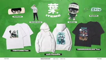 ストリーマー葉、YouTubeチャンネル登録者数100万人突破を記念しグッズ発売