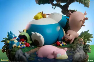 すやすや眠るカビゴンがかわいすぎる　海外製のポケモンジオラマが高クオリティ
