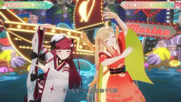 宝鐘マリンの7周年3Dライブにアニメ映画『超かぐや姫！』から主人公かぐやがゲスト出演