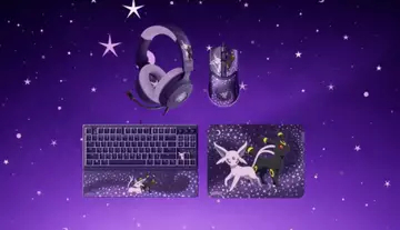 Razer×ポケモンのゲーミングデバイスが可愛すぎる　エーフィとブラッキーがデスクに降臨